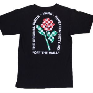 Checkered 🌹 Rose Vans Shirt